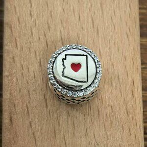 Pandora Arizona Map Charm, S925 Silver Bracelets